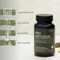 Dose Pro Sirtusan; Merkmale: Monatspackung, laktosefrei, glutenfrei, fructosefrei
