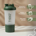 TISSO Shaker; Merkmale: Mehrfach-Anwendung, Kapsel- und Pulverfach, von Hand spülen