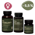 Cycle Balance Package—Packaging for Pro PMS Balance, Pro PEA 800, and Pro Biom Anti-Stress