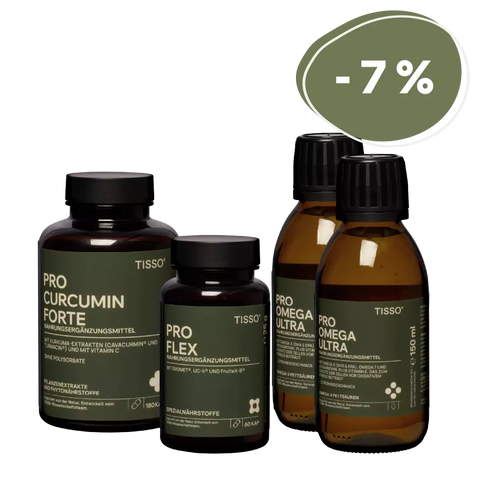 Joint-Active Package—packaging for Pro Curcumin Forte, Pro Flex, and two bottles of Pro Omega Ultra