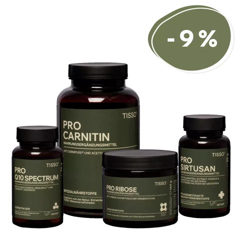 Mitochondria Energy Package—packaging for Pro Q10 Spectrum, Pro Carnitin, Pro Ribose, and Pro Sirtusan
